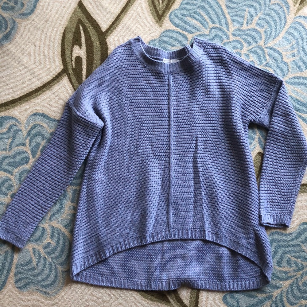 Oversized asymmetrical sweater